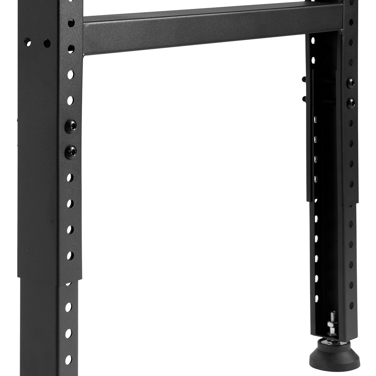 Adjustable Height Workbench With Power Outlets And Hardwood Top_voghion.com